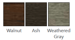 Bold Steel wood finishes